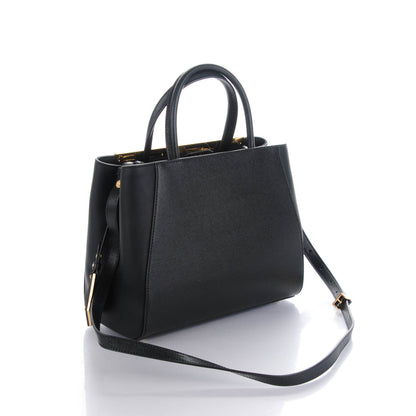 Fendi Vitello Elite Petite 2Jours Tote Black 3 of 7
