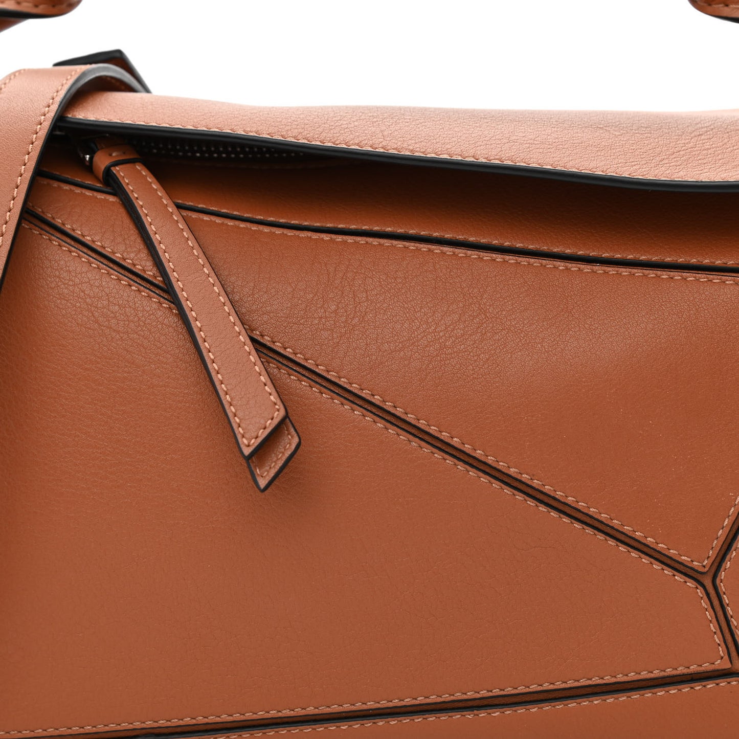Calfskin Small Puzzle Bag Tan