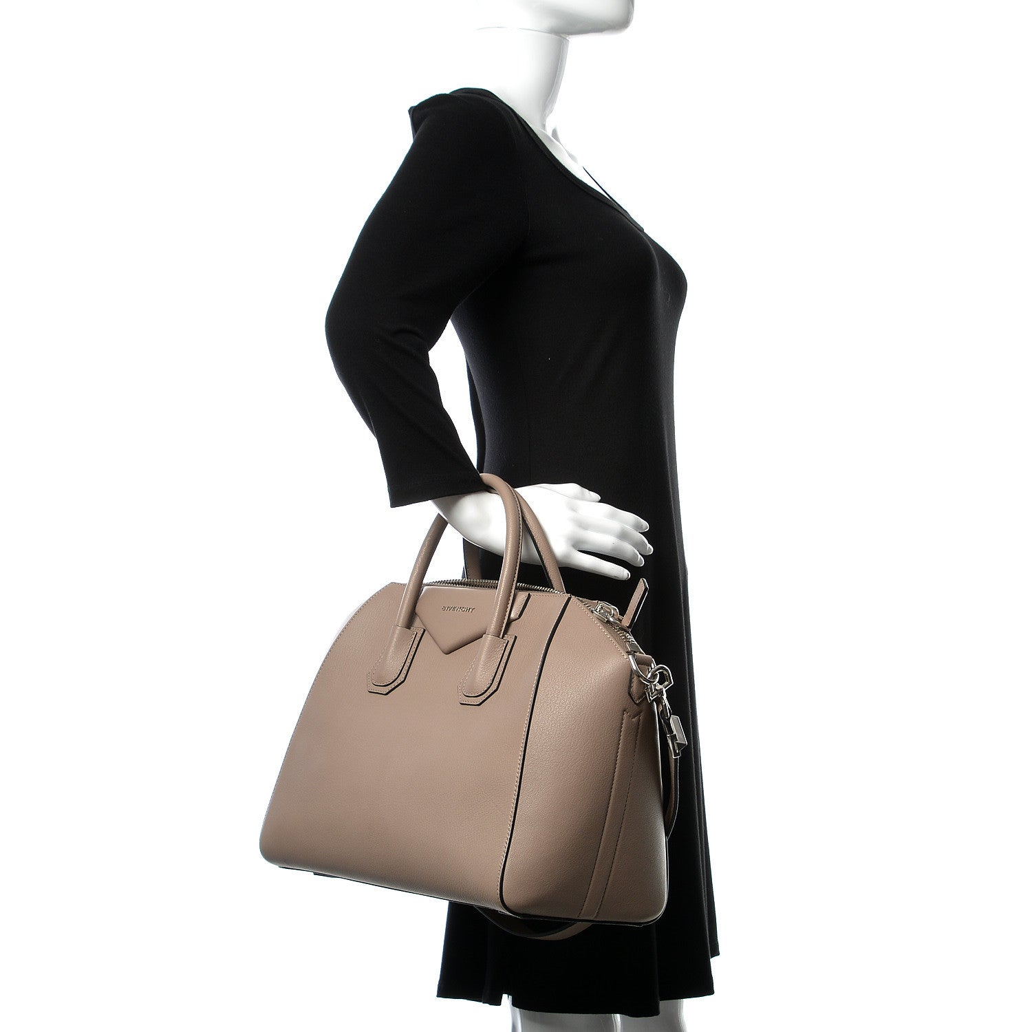 Givenchy Sugar Goatskin Medium Antigona Mastic 3 of 10