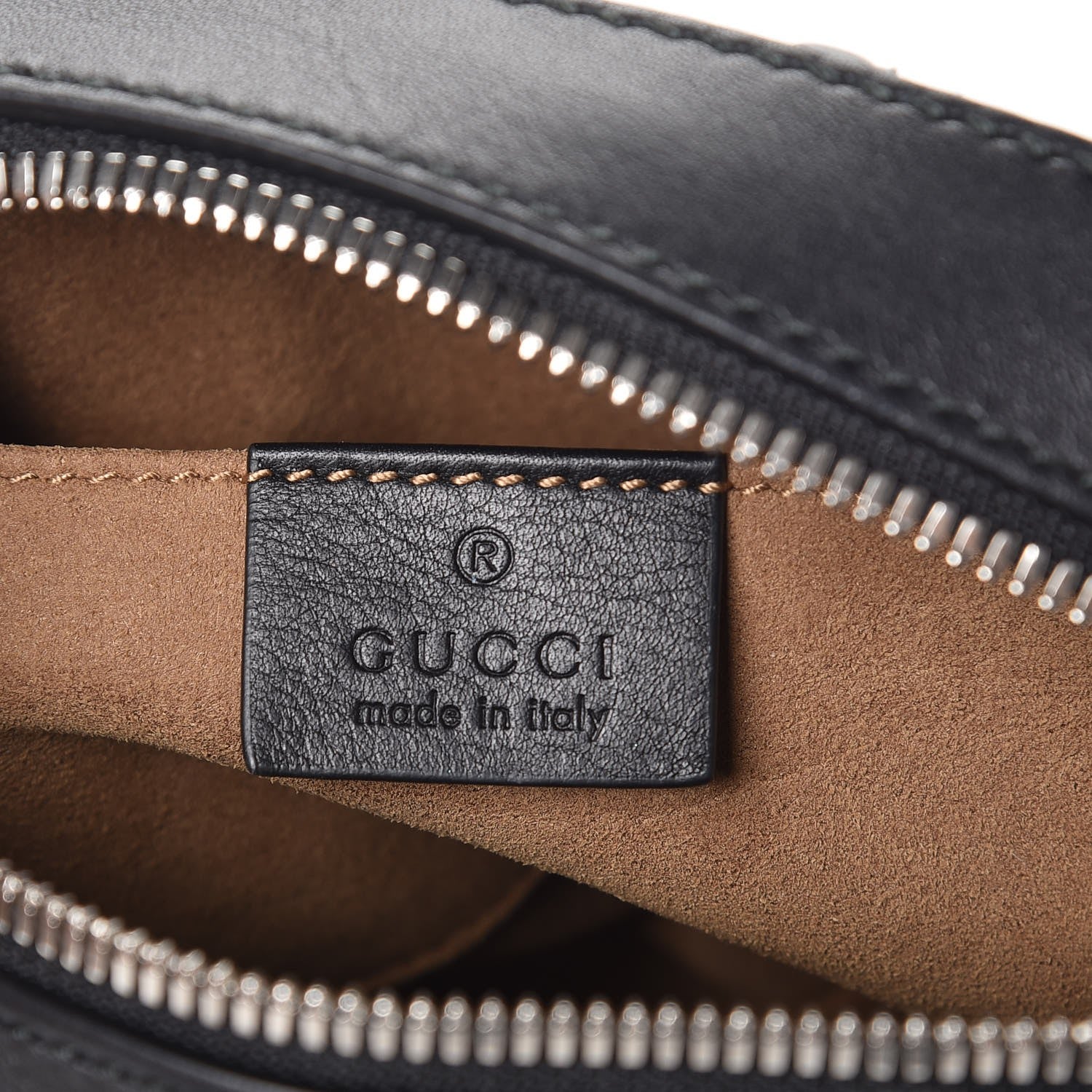 Gucci GG Supreme Monogram Arabesque Mini Chain Shoulder Bag Beige Black 6 of 7