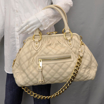 Marc Jacobs Quilted Stam Ivory 2 of 9