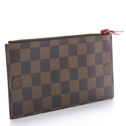 Louis Vuitton Damier Ebene Felicie Chain Wallet Zippered Insert 3 of 6