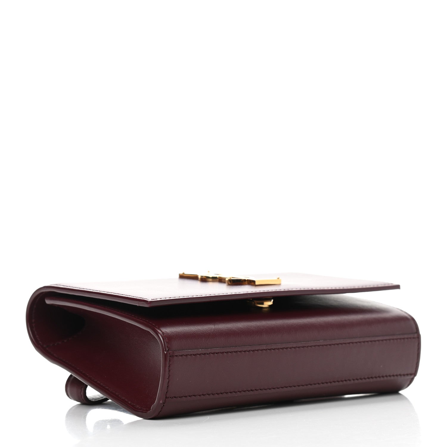 Saint Laurent Smooth Calfskin Monogram Kate Belt Bag Burgundy 4 of 9