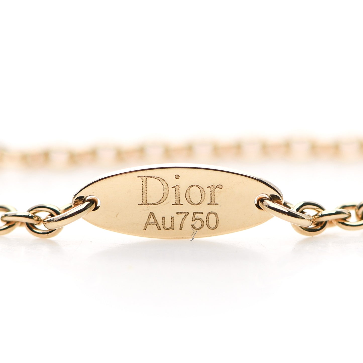 18K Yellow Gold Diamond Mother of Pearl Rose Des Vents Bracelet