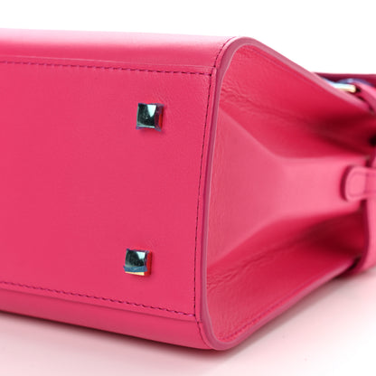 Delvaux Calfskin MM Tempete Satchel Fuchsia 10 of 10