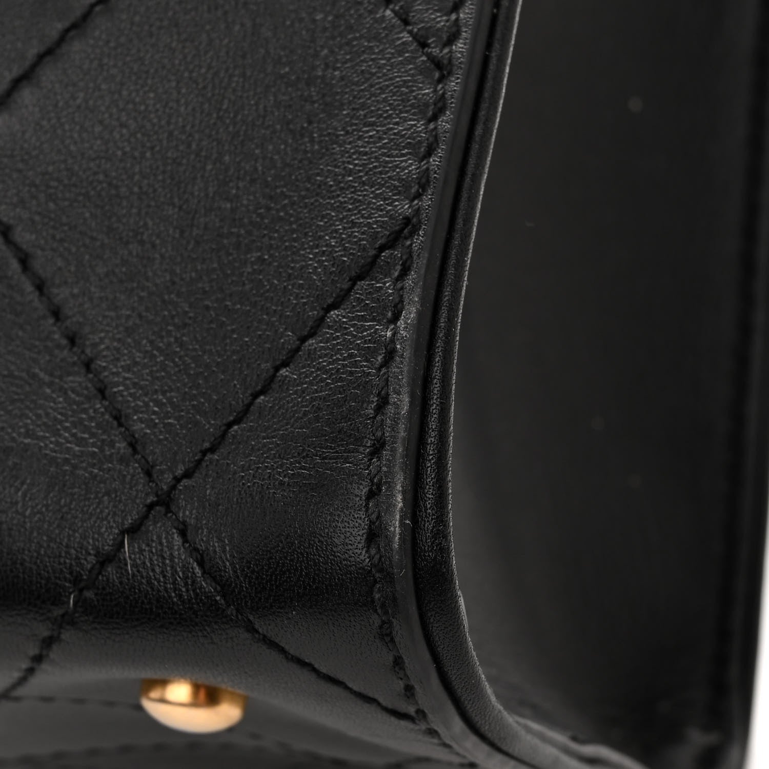 Chanel Calfskin Stitched Large Shopping Tote Black 15 of 16
