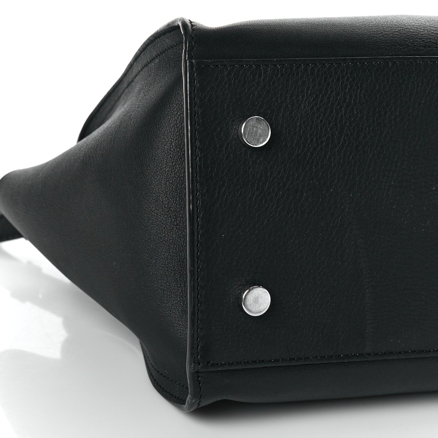 Saint Laurent Smooth Calfskin Small Monogram Cabas Black 7 of 9