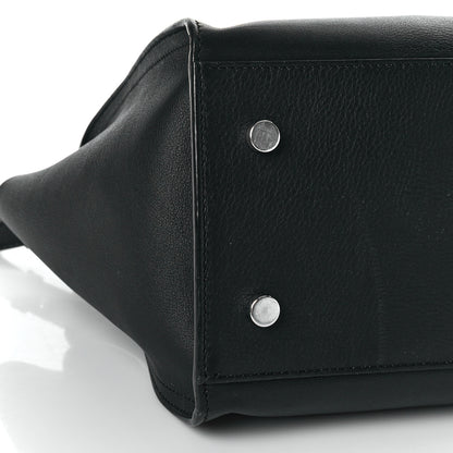 Saint Laurent Smooth Calfskin Small Monogram Cabas Black 7 of 9