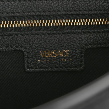 Versace Calfskin La Medusa Medium Hobo Black 5 of 10
