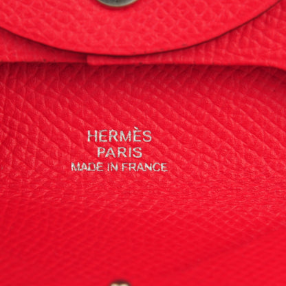 Hermes Epsom Bastia Coin Purse Bougainvillea 5 of 7