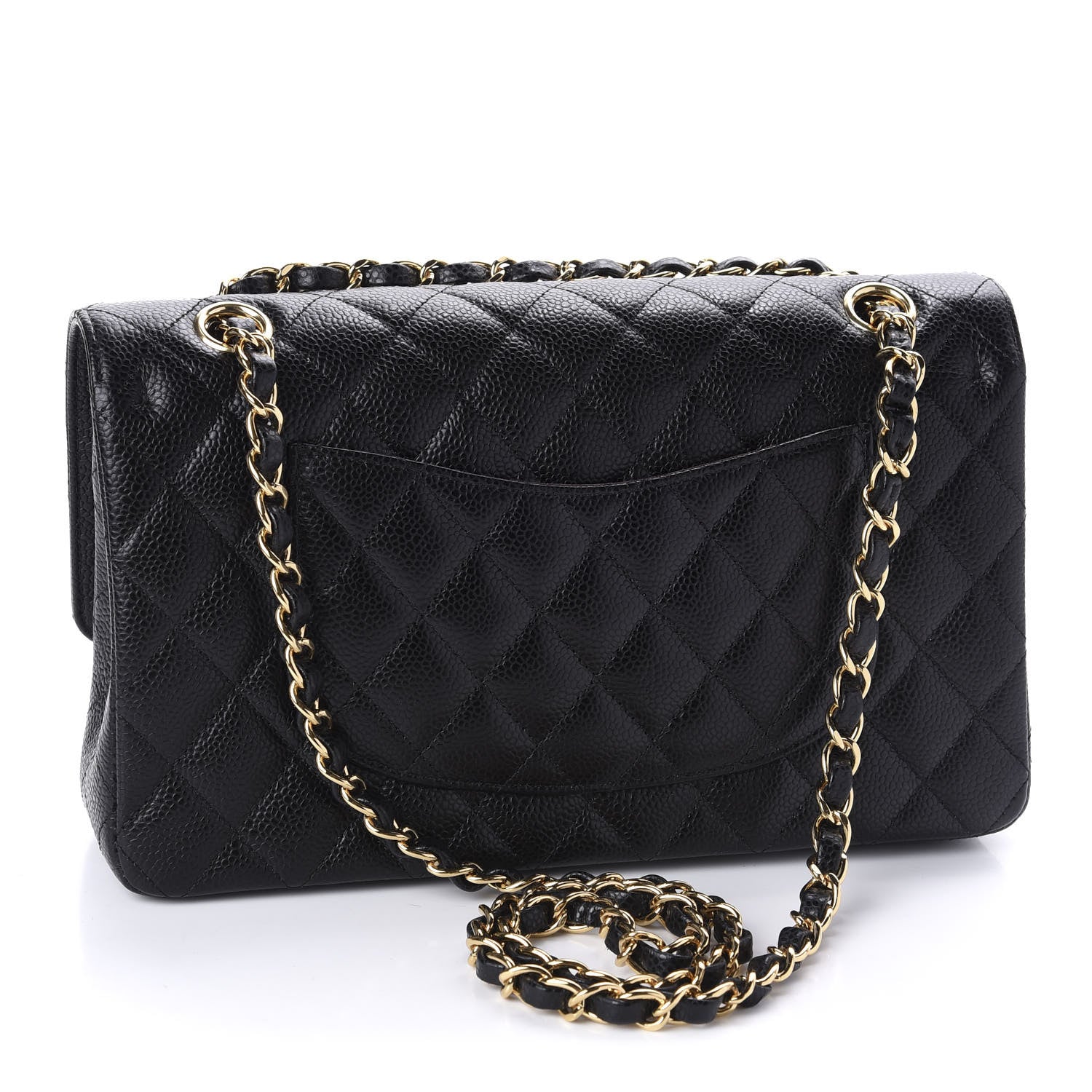 Chanel Caviar Quilted Medium Double Flap Black 4 of 11