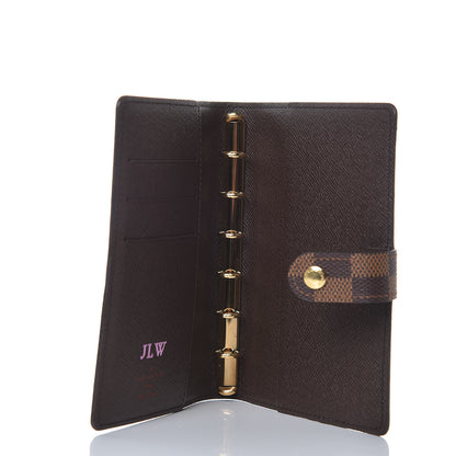 Louis Vuitton Damier Ebene Small Ring Agenda Cover 5 of 6