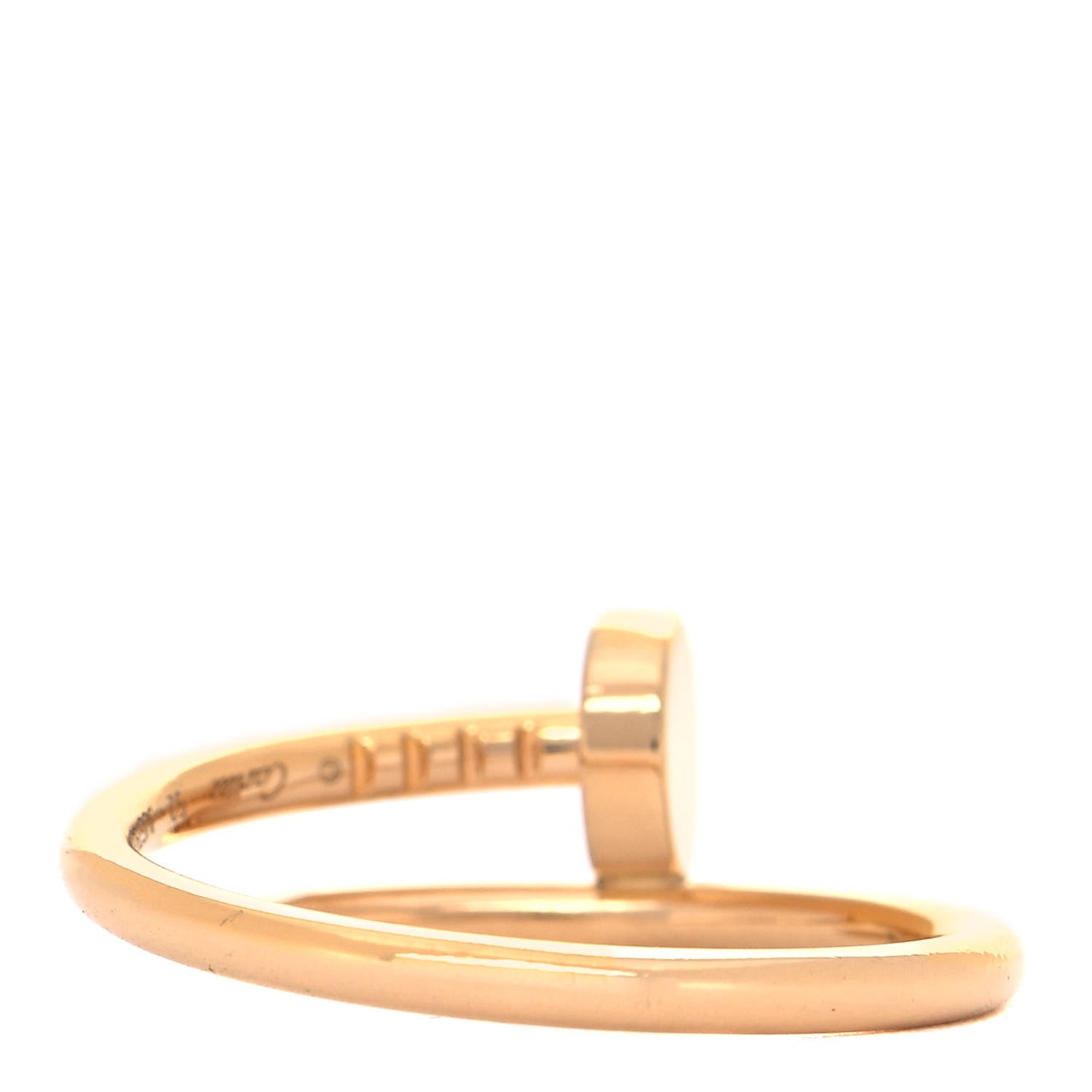 Cartier 18K Yellow Gold Small Juste Un Clou Ring 52 6 3 of 5