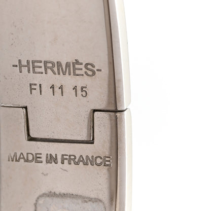 Hermes Enamel Narrow Clic Clac H Bracelet PM Jaune Citron White 4 of 5