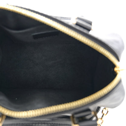 Louis Vuitton Empreinte Monogram Giant Speedy Bandouliere 20 Black 5 of 10