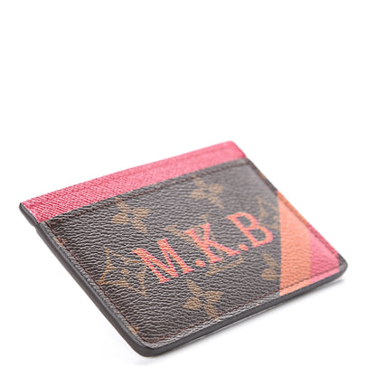 Louis Vuitton Monogram My LV Heritage Card Holder Orange Fuchsia 3 of 6