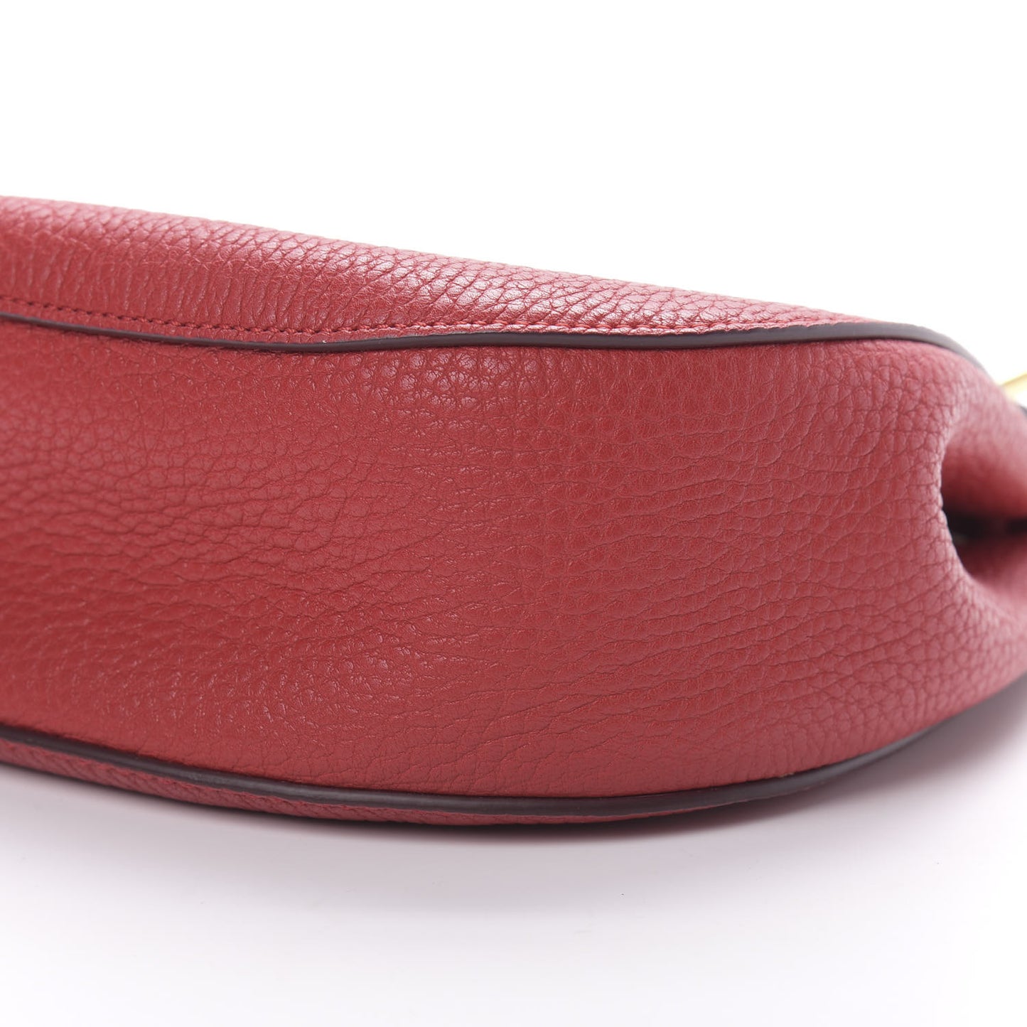 Grained Lambskin Drew Shoulder Bag Plaid Red