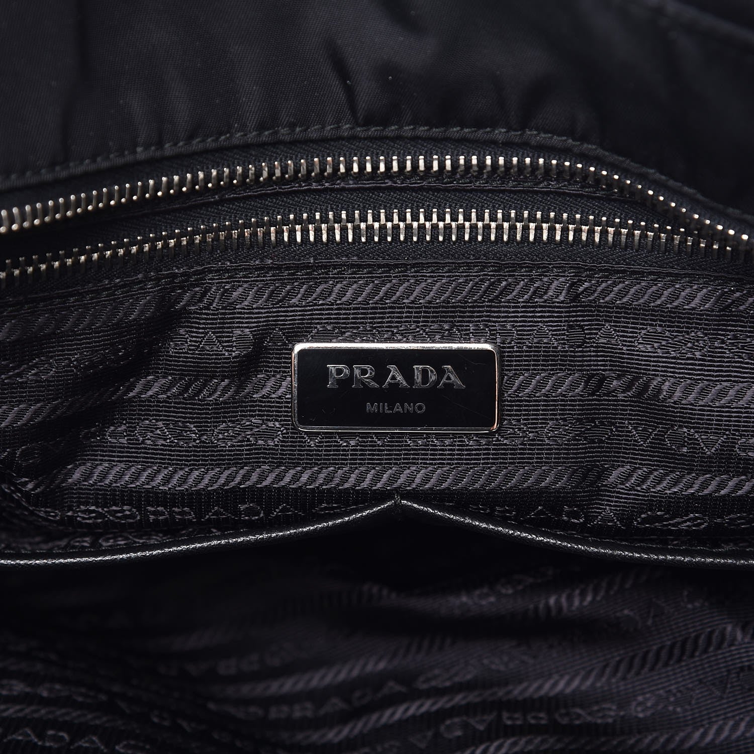 Prada Tessuto Nylon Vela Diaper Bag Black 7 of 12