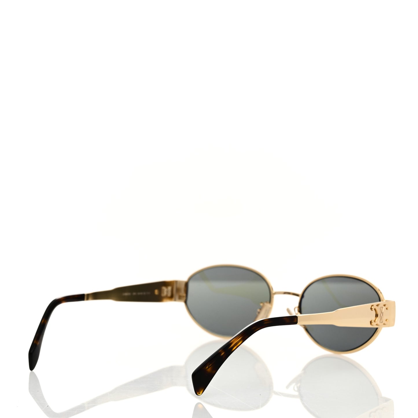 Metal Triomphe 01 Sunglasses CL40235U Gold Green