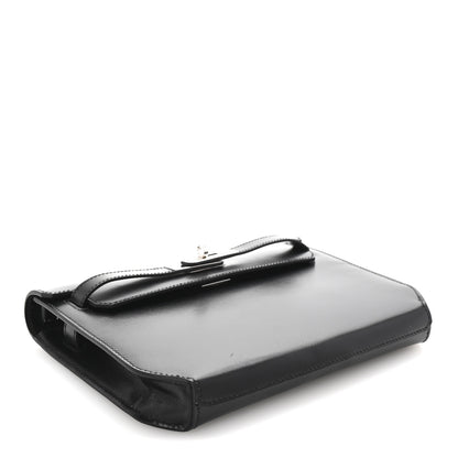 Hermes Box Kelly Depeches 25 Pouch Black 4 of 8