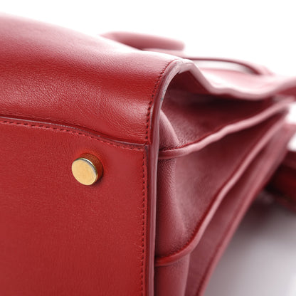 Saint Laurent Calfskin Small Sac De Jour Lipstick Red 13 of 14
