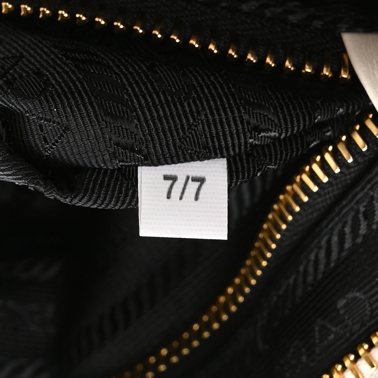 Prada Glossy Calfskin Triangle Mini Bonnie Hand Bag White 7 of 10