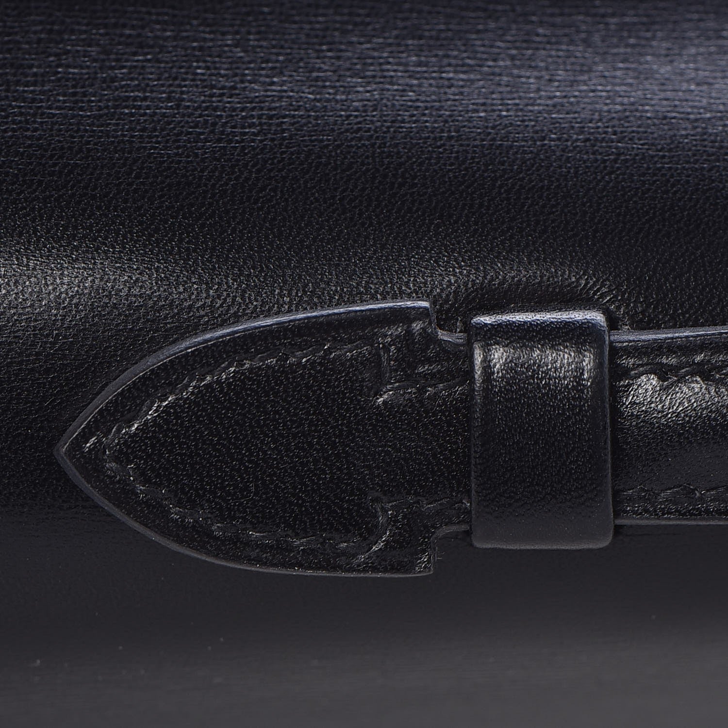 Hermes Box Kelly Cut Clutch Black 13 of 24