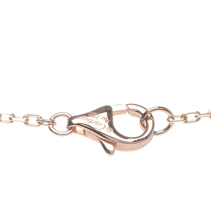 Cartier 18K Pink Gold Diamond Juste Un Clou Paved Pendant Necklace 5 of 7