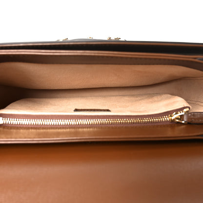 Gucci GG Supreme Monogram Horsebit 1955 Shoulder Bag Beige Brown Sugar 5 of 11