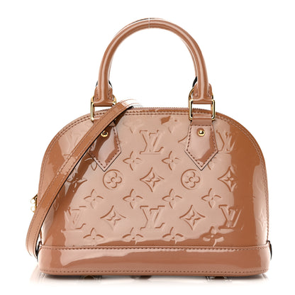 Louis Vuitton Vernis Alma BB Rose Velours 1 of 11