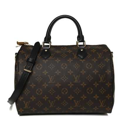 Louis Vuitton Monogram My World Tour Speedy Bandouliere 30 Black 1 of 10