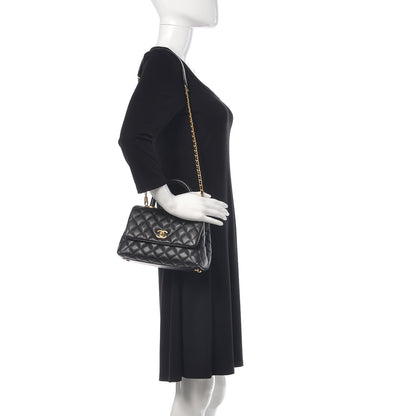 Chanel Caviar Quilted Mini Coco Handle Flap Black 2 of 10