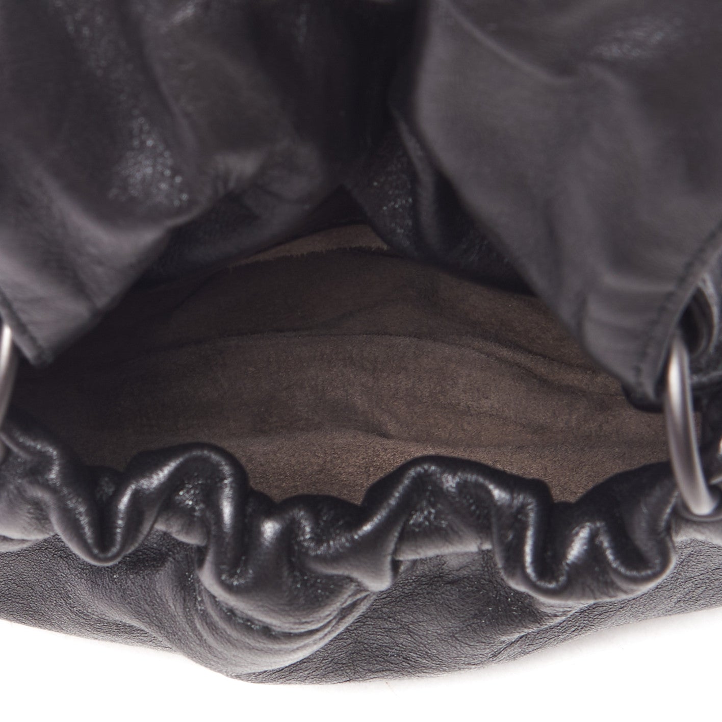 Calfskin Intrecciato Small Elastic Flap Black