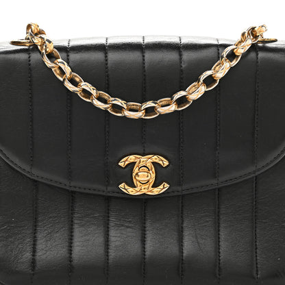Chanel Lambskin Vertical Quilt Small Single Flap Black 9 of 15
