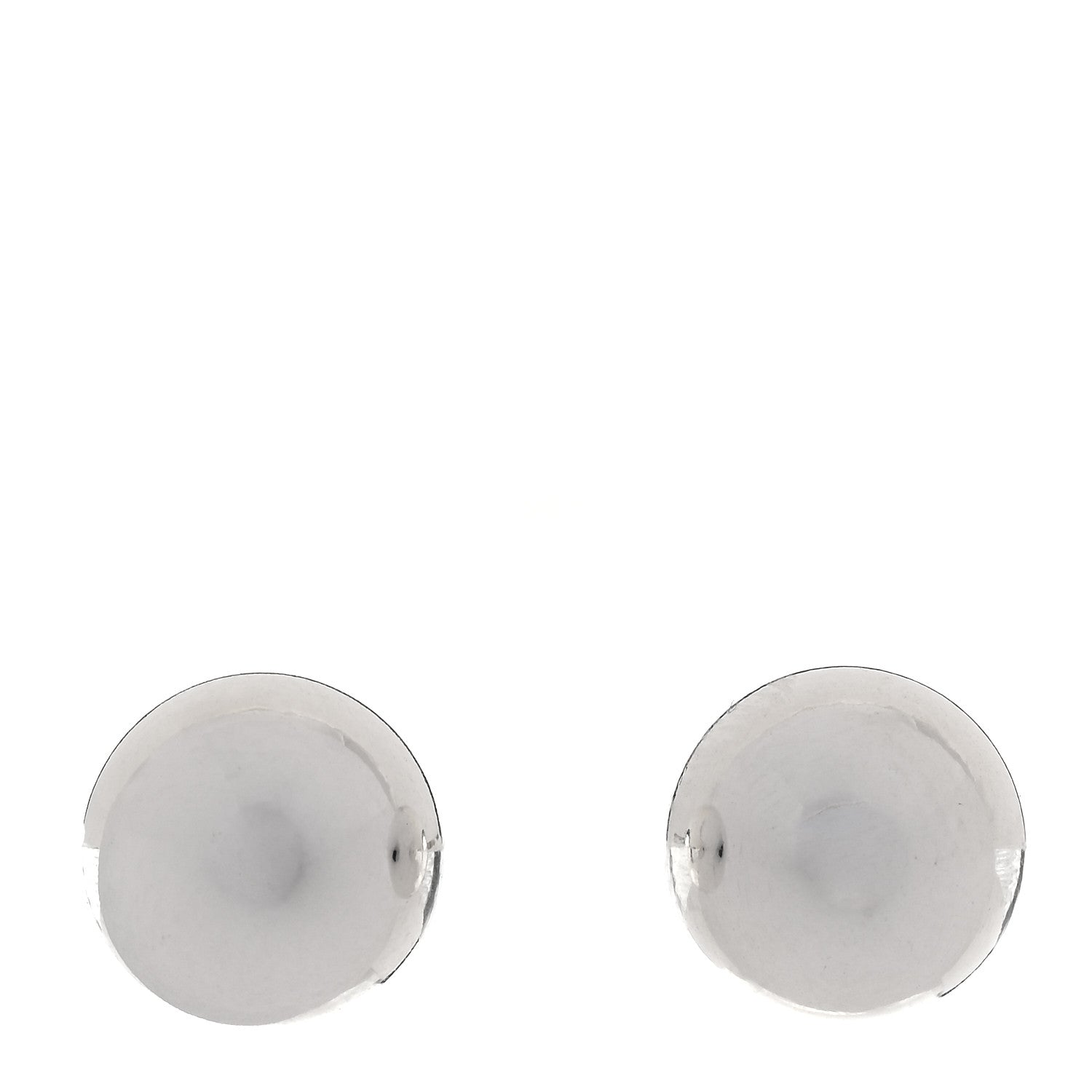 Tiffany Sterling Silver 10mm HardWear Ball Earrings 1 of 5