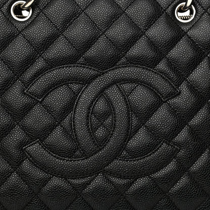 Chanel Caviar Quilted Grand Shopping Tote GST Black 8 of 10