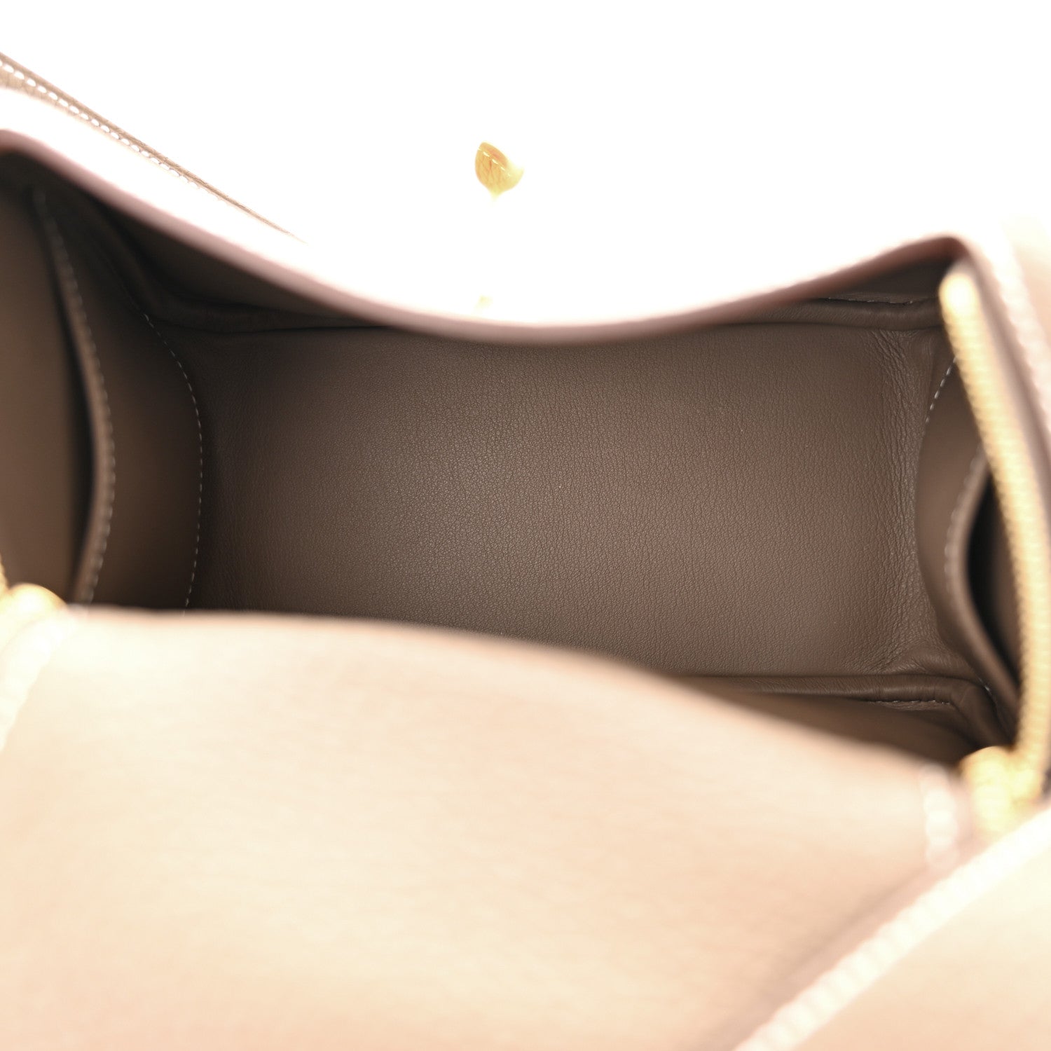 Hermes Taurillon Clemence Mini Lindy 20 Etoupe 5 of 12