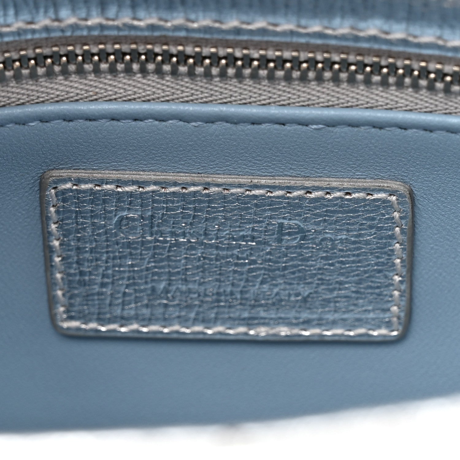 Christian Dior Metallic Grained Calfskin Cannage Small Lucky Badges My Lady Dior Silver 6 of 14