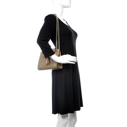 Gucci Shine Guccissima Small Emily Chain Shoulder Bag Gold 2 of 10