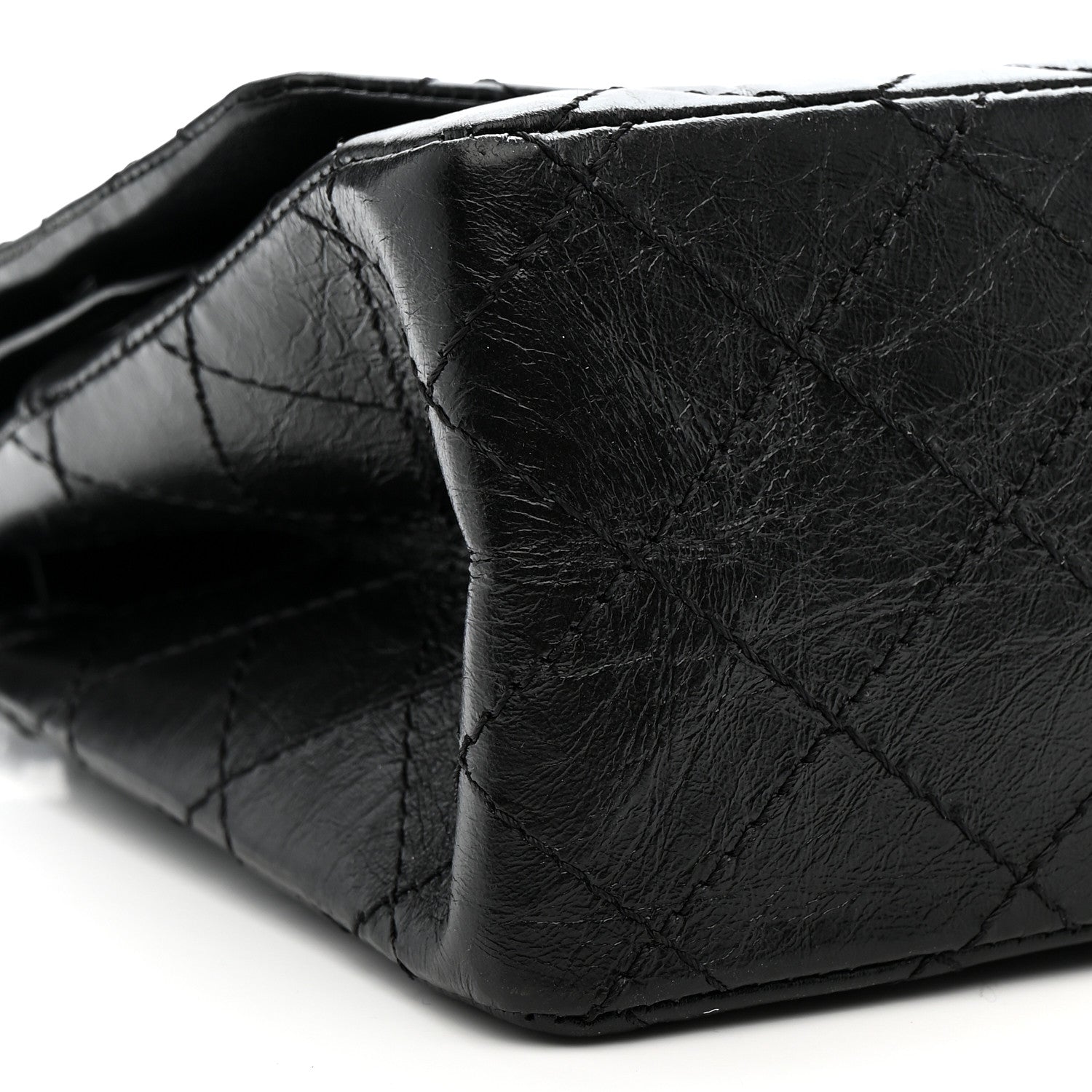 Chanel Aged Calfskin Quilted 2.55 Reissue 226 Flap So Black 10 of 11
