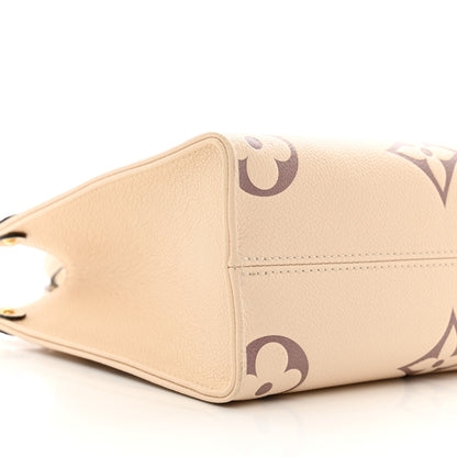 Louis Vuitton Empreinte Monogram Giant Onthego PM Creme Bois de Rose 8 of 9