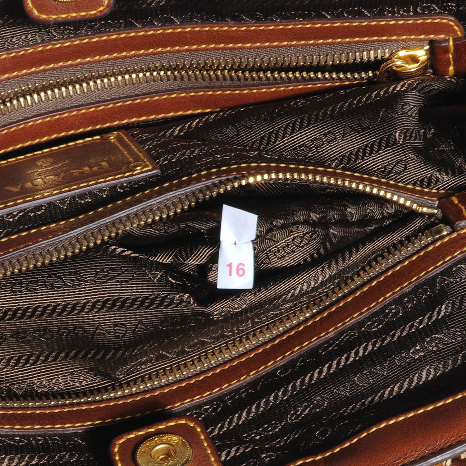 Prada Raffia Straw Calfskin Tote 9 of 9