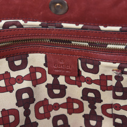 Gucci Guccissima Medium Babouska Shopping Tote Red 7 of 10