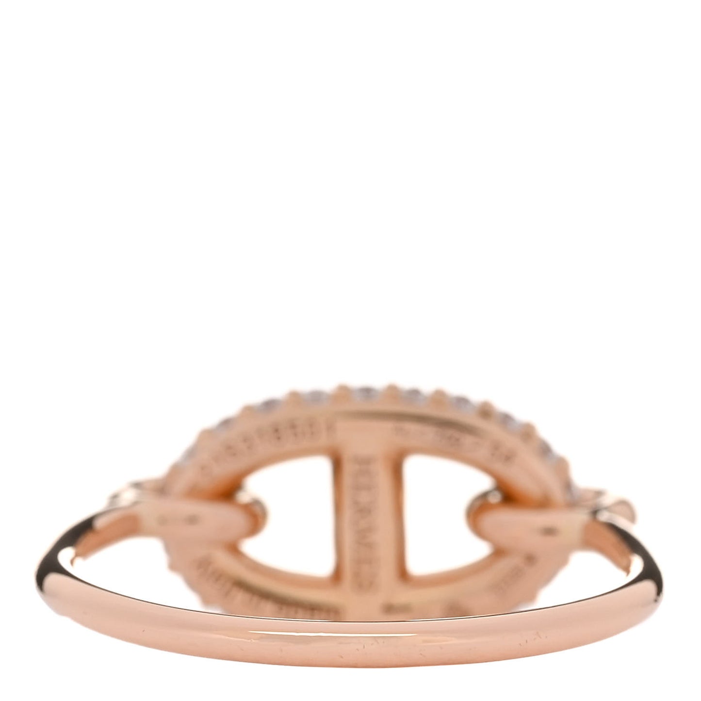 18K Rose Gold Diamond Farandole Ring 54 6.75