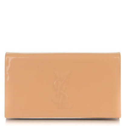 Saint Laurent Patent Calfskin Monogram Large Belle De Jour Clutch Chair 1 of 7