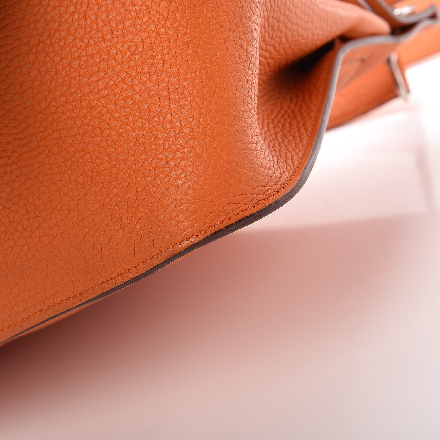 Hermes Taurillon Clemence Jypsiere 34 Orange 13 of 15