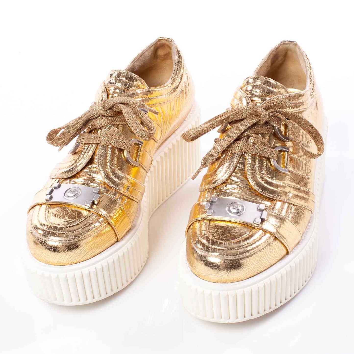 Lame Creeper Sneakers 39 Gold