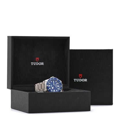 TUDOR Titanium 42mm Pelagos Automatic Watch Blue 25600TB 5 of 5