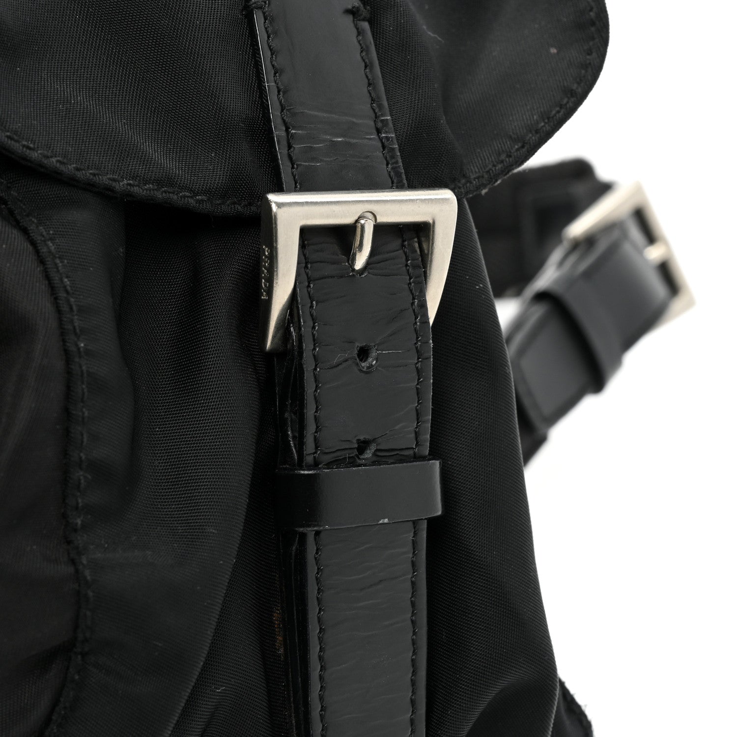 Prada Tessuto Nylon Vela Small Backpack Black 10 of 12