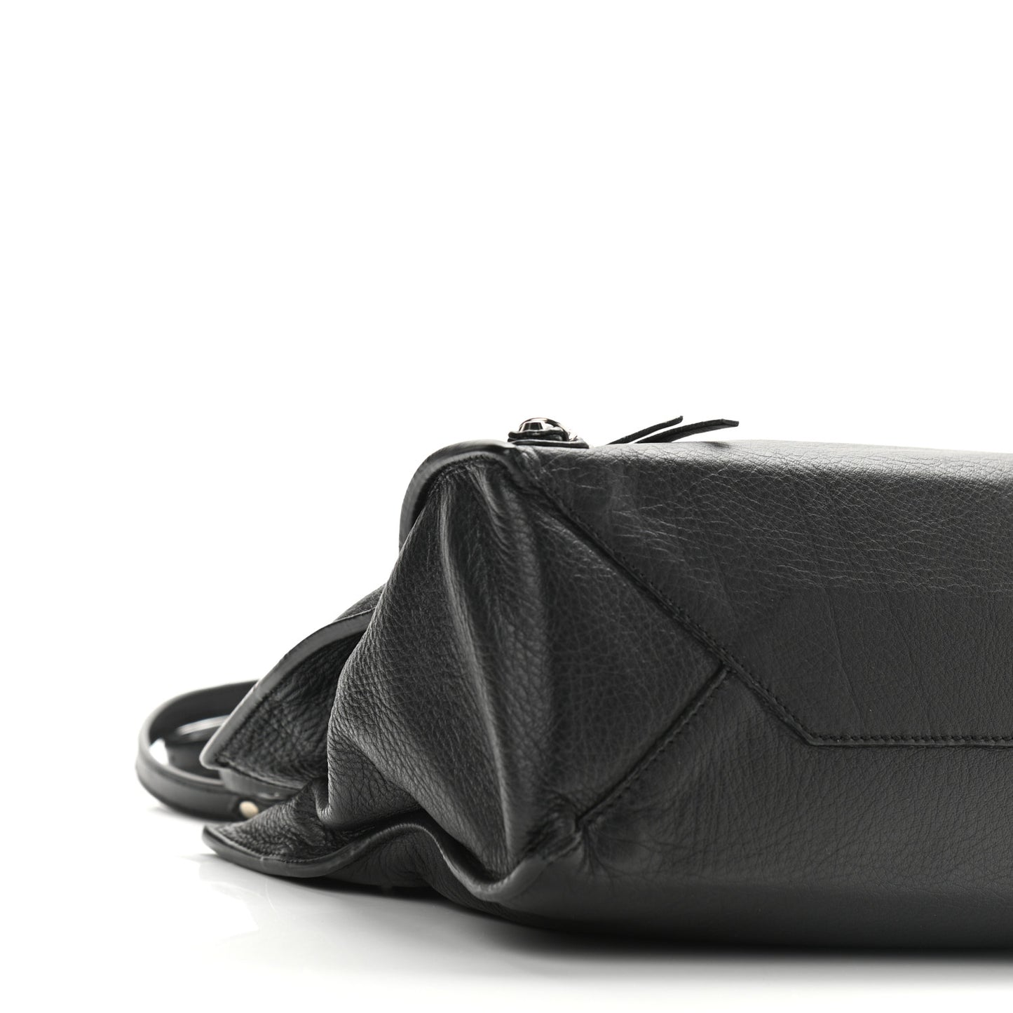 Calfskin Papier Mini A4 Tote Black
